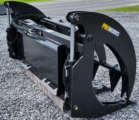 skid steer clam|clam grapple attachments.